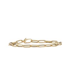 image of David Yurman DY Madison Chain Bracelet in 18K Yellow Gold - Medium with sku:20294278