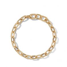 David Yurman DY Madison Chain Bracelet in 18K Yellow Gold, 6mm