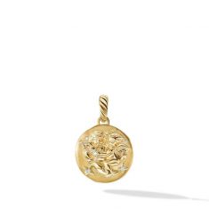 David Yurman Gemini Amulet in 18K Yellow Gold with Diamonds