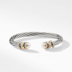 David Yurman Helena Bracelet with Pearls and Diamonds