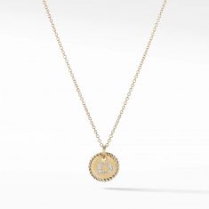 David Yurman Cable Collectibles Moon and Stars Necklace with