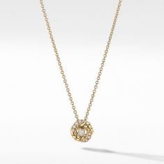 David yurman infinity pendant necklace with diamonds on sale