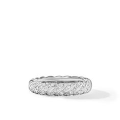 David yurman white gold top
