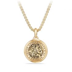 David Yurman St. Christopher Amulet in 18K Gold | REEDS Jewelers