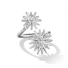 image of David Yurman Starburst Bypass Ring with Pave Diamonds with sku:R17483DSSADI