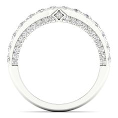 Downton Abbey 1ctw Lab Grown Diamond White Gold Band - Mrs. Hughes