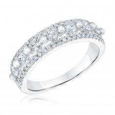 7/8ctw Diamond Anniversary Band | Embrace Collection