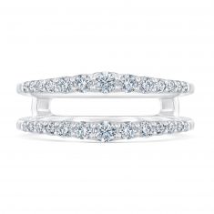 5/8ctw Round Diamond Ring Guard | Embrace Collection