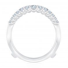 5/8ctw Round Diamond Ring Guard | Embrace Collection