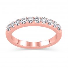 1/2ctw Diamond Rose Gold Wedding Band | Embrace Collection