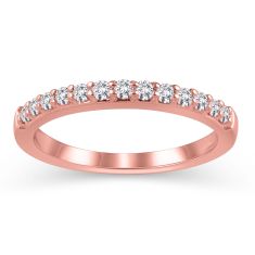 1/3ctw Diamond Wedding Band Rose Gold | Embrace Collection