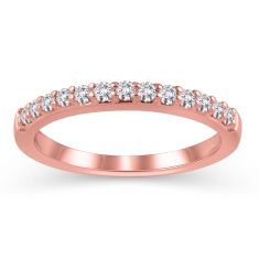 image of 1/3ctw Diamond Wedding Band Rose Gold | Embrace Collection with sku:GR2636HL-PG