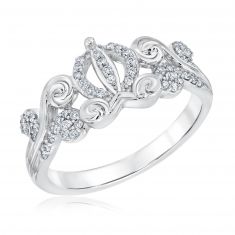 Enchanted disney cinderella carriage ring sale