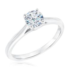 3/4ct Round Diamond Solitaire Engagement Ring