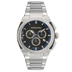 Ferragamo Edge Chrono Stainless Steel Bracelet Watch | 43mm | SFK200223