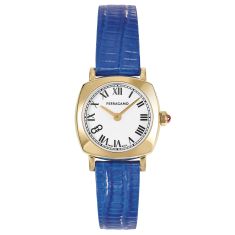Ferragamo Soft Square Ion-Plated Yellow Gold Bracelet Watch | 23mm | SFKU00223