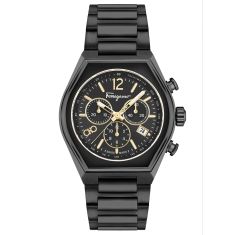 Versace Sport Tech GMT Black Guilloché Dial Black Bracelet Watch | 45mm |  VE2W00622 | REEDS Jewelers