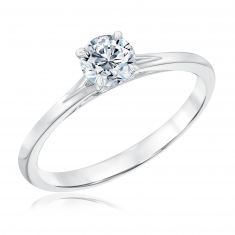 Forevermark 1/2ct Diamond Solitaire White Gold Engagement Ring