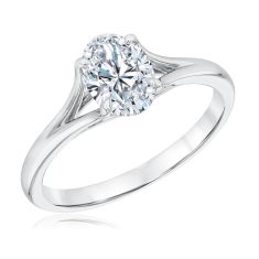 Forevermark 1ct Diamond Solitaire White Gold Engagement Ring