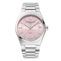 Frederique Constant Highlife Automatic Pink Dial Stainless Steel Bracelet Watch 34mm - FC-303LP2NH6B