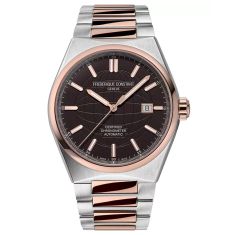 Frederique Constant Highlife COSC Brown Dial Two-Tone Stainless Steal Bracelet Watch 41mm - FC-303C4NH2B