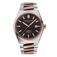 Frederique Constant Highlife COSC Brown Dial Two-Tone Stainless