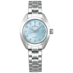 Grand Seiko Elegance Diamond Light Blue Dial Stainless Steel Watch | 27.87mm | STGK023