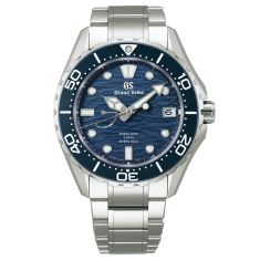 Grand Seiko Evolution 9 Spring Drive 5 Days Divers Blue Dial Titanium Watch | 43.8mm | SLGA023