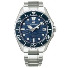 Grand Seiko Evolution 9 Spring Drive 5 Days Divers Blue Dial Titanium Watch 43.8mm SLGA023 REEDS Jewelers
