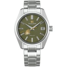 Grand Seiko Heritage Katana Green Dial US Exclusive Stainless Steel Watch | 40mm | SBGA491