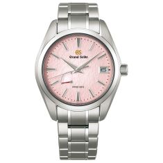 Grand Seiko Heritage Pink Dial Titanium Limited Edition Watch 41mm - SBGA497