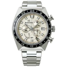 Grand Seiko Spring Drive Chronograph GMT Model Titanium Watch | 44.5mm | SBGC253
