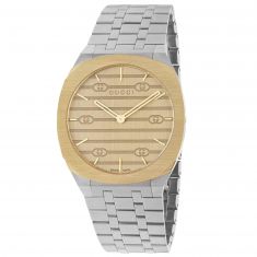 Gucci 25H Two-Tone Stainless Steel 38mm Watch YA163405