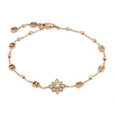 Gucci Flora 1/10ctw Diamond Rose Gold Bracelet