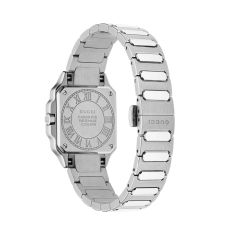 Gucci G-Flat Diamond Accent Pink Dial Stainless Steel Bracelet Watch 24mm - YA166501