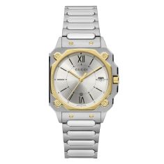 Gucci G-Flat Silver Dial Stainless Steel Bracelet Watch 30mm - YA166506