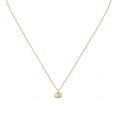 Gucci GG Running Pendant Rose Gold Necklace