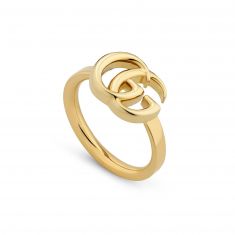 Gucci GG Yellow Gold Ring - Size 7