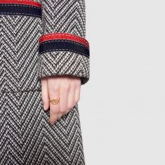 Gucci GG Yellow Gold Ring - Size 7