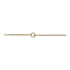Gucci Horsebit 18k Yellow Gold Bracelet