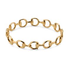 Gucci Horsebit 18k Yellow Gold Bracelet