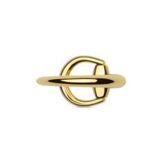 Gucci Horsebit 18k Yellow Gold Ring - Size 7.25