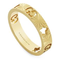 Gucci Icon Cosmogonie Star Yellow Gold Ring