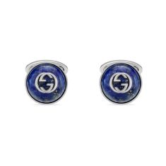 Gucci Interlocking G Blue Lapis Cufflinks REEDS Jewelers
