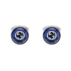 Gucci Interlocking G Blue Lapis Cufflinks