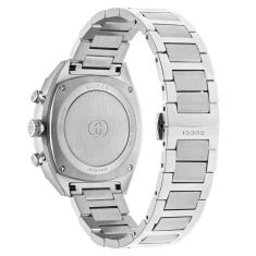 Gucci Interlocking Chronograph Black Dial Stainless Steel Watch 41mm - YA142316