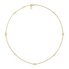 Gucci Interlocking G Yellow Gold Necklace with Star