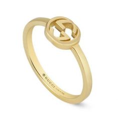 Gucci Interlocking G Yellow Gold Ring