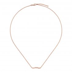 Gucci Link To Love Necklace in Rose Gold 1