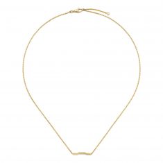 Gucci Link To Love Necklace in Yellow Gold